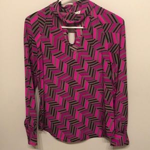 Trina Turk pink blouse
